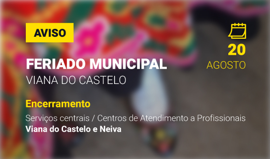 Feriado Municipal - Encerramento Lojas Viana e Neiva